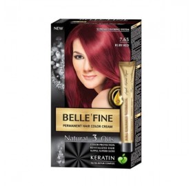 Tinte del pelo Bellefine 7.65 Rojo Rubí - Tinte del pelo Bellefine 7.65 Rojo Rubí