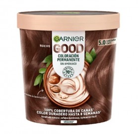 Tinte del Pelo Garnier Good 5.0 Castaño Café Al Mejor Precio Online - Tinte del Pelo Garnier Good 5.0 Castaño Café