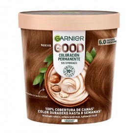 Tinte del Pelo Garnier Good 6.0 Castaño Mocaccino Al Mejor Precio Online - Tinte del pelo garnier good 6.0 castaño mocaccino