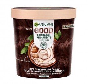 Tinte del Pelo Garnier Good 3.12 Castaño Arándano Al Mejor Precio Online - Tinte del pelo garnier good 3.12 castaño arándano