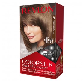 Tinte Revlon Colorsilk 50 Castaño Claro Ceniza - Tinte revlon colorsilk 50 castaño claro ceniza