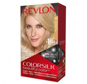 Tinte Revlon Colorsilk 80 Rubio Claro Ceniza - Tinte Revlon Colorsilk 80 Rubio Claro Ceniza
