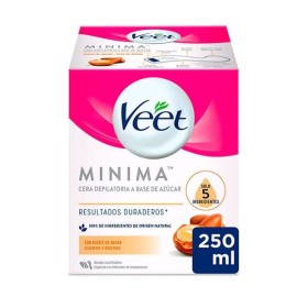 Veet Cera Depilatoria Con Bandas 250 Ml - Veet Cera Depilatoria Minima 250 Ml