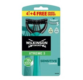 Wilkinson Xtreme3 Sensitive 4+4 Unidades - Wilkinson xtreme3 sensitive 4+4 unidades