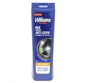 Williams Expert Champú Anti-Caspa Carbón Activo Men 250Ml - Williams expert champú anti-caspa carbón activo men 250ml