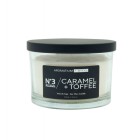 Ambientador Vela Aromatium Caramel Toffee 3 Mechas
