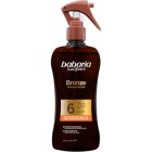 Babaria Bronze Fotoprotector Spray Aceite Protector Solar SPF 6 300ml 0