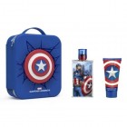 Estuche neceser Capitán América 100 ml+Gel 60