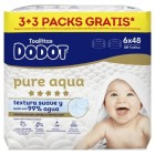 Dodot Pack Toallitas Pure Aqua 6x48 Uds 0
