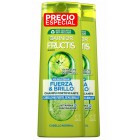 Fructis Champú Fuerza y Brillo Duplo