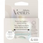 Gillette Venus Intima Rec 4 unidades