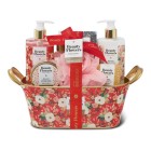 idc scented flowers cesta de baño 7 piezas