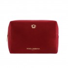 Regalo pochette Neceser Dolce Gabbana rojo terciopelo