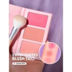 Sheglam Trío Paleta de Coloretes Sweet Cheeks Enamored 1