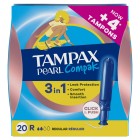 Tampax Compak Pearl Regular 20Und 0